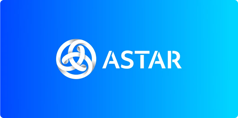 Astar logo white