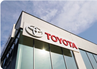 Toyota building signage